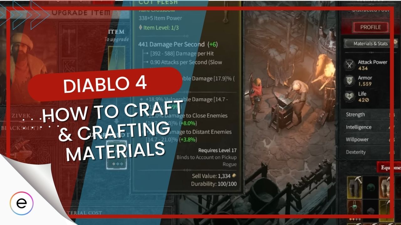 How To Craft In Diablo 4 All Materials EXputer