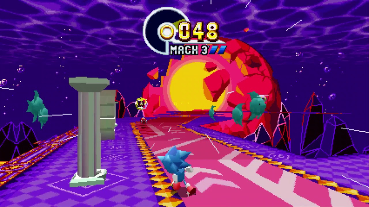 Sonic Mania - All 7 Chaos Emerald Special Stages To Unlock SUPER SONIC! 