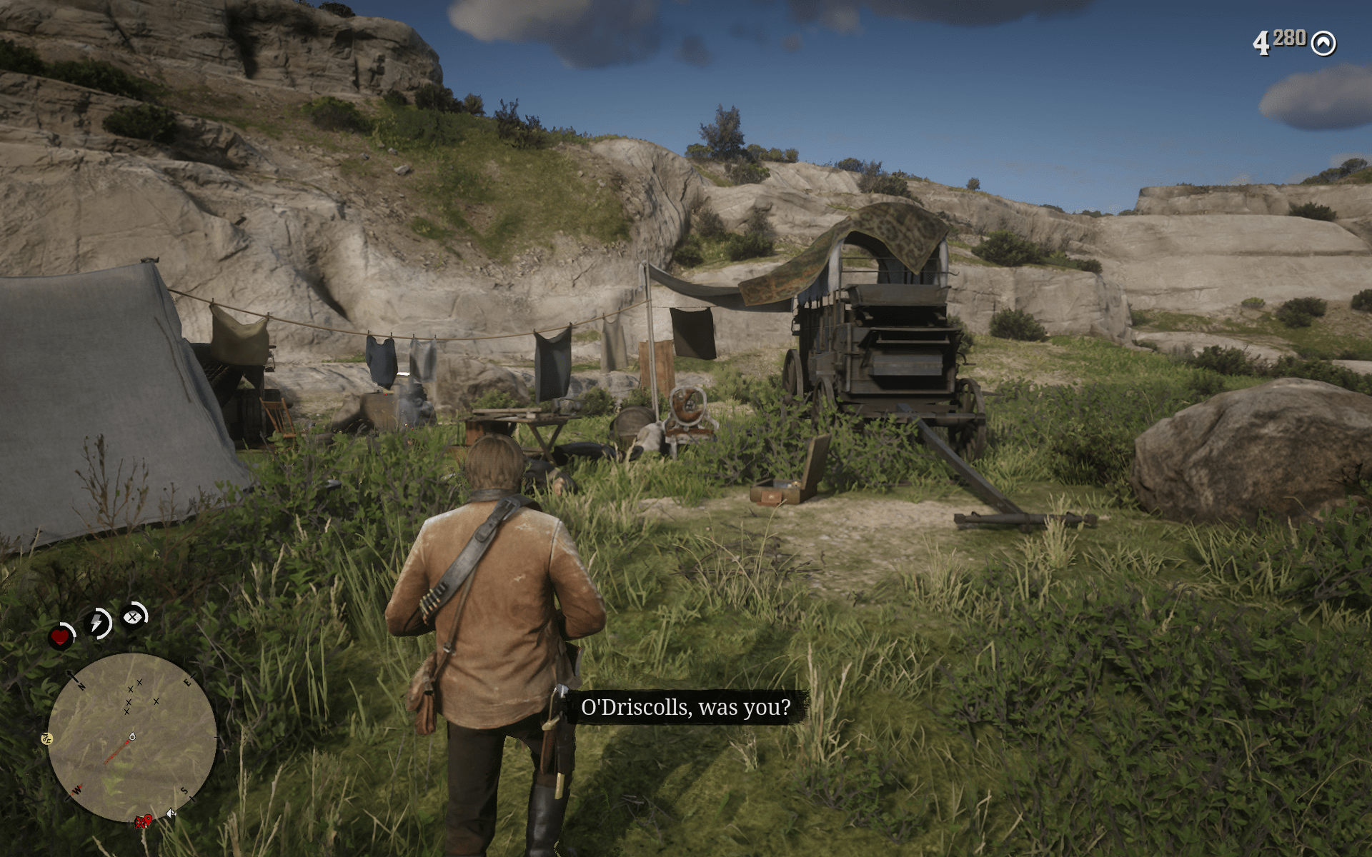 red dead redemption 2 fast money bandit camp