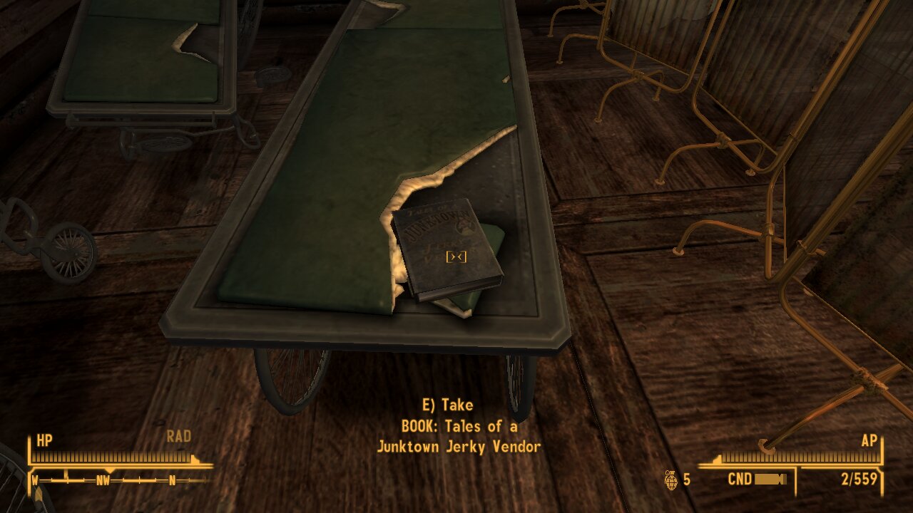 Fallout New Vegas skill book