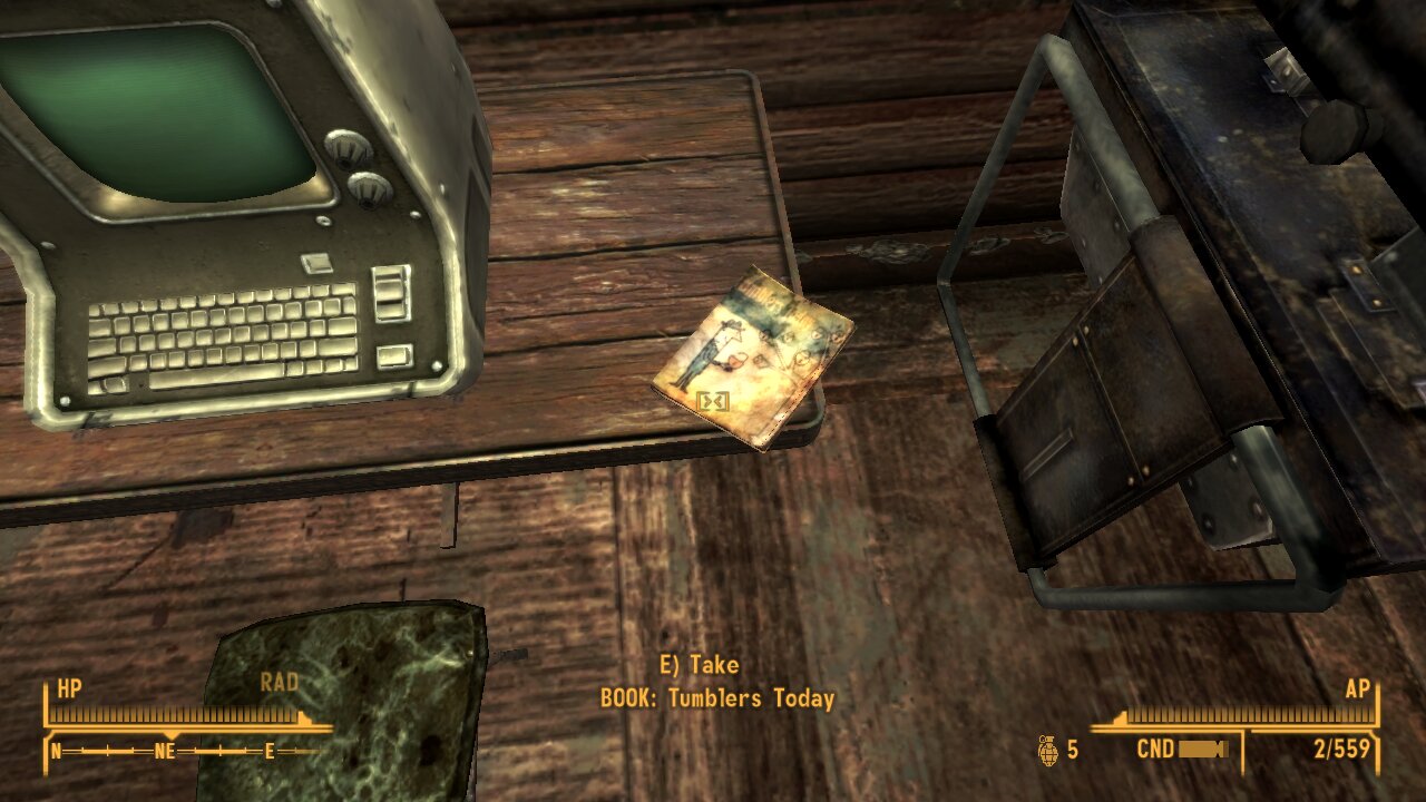 Fallout New Vegas skill book