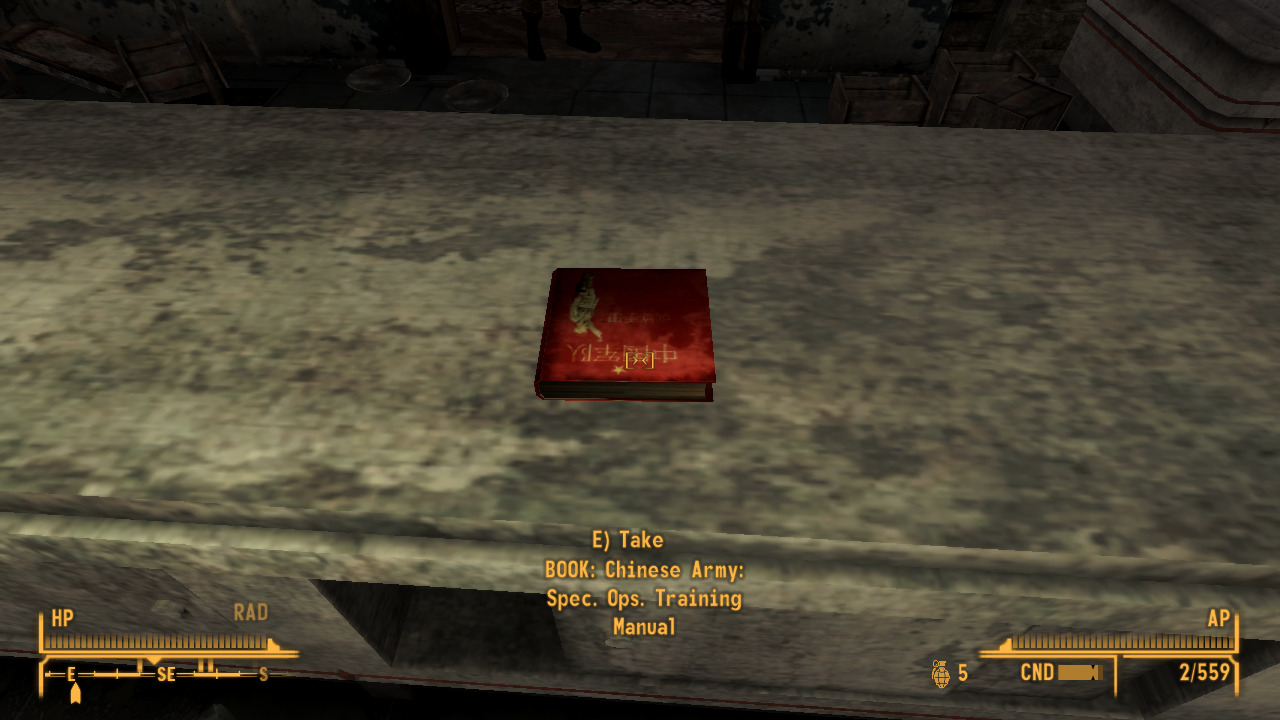 Fallout New Vegas skill book