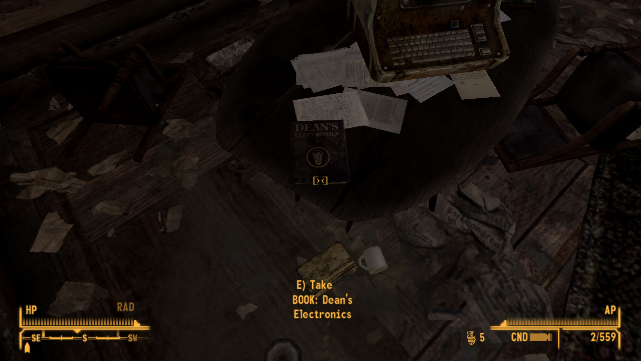 Fallout New Vegas skill book