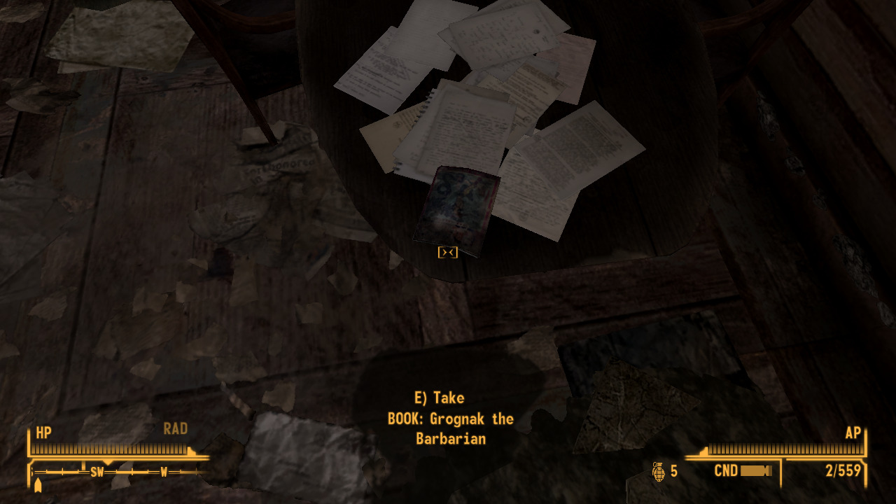 Fallout New Vegas skill book