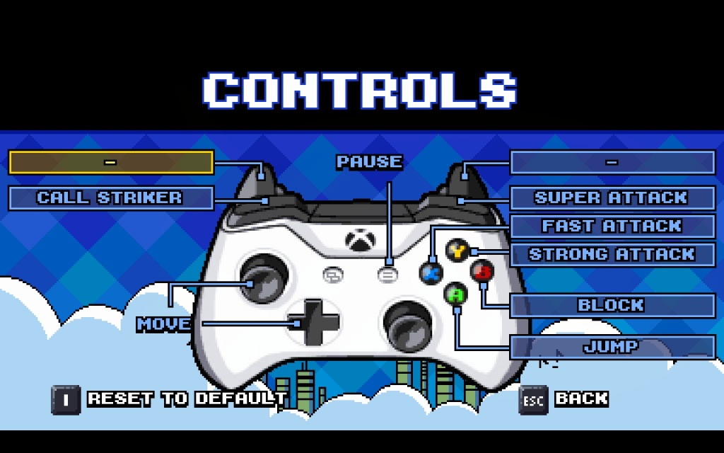 Scott Pilgrim Controls