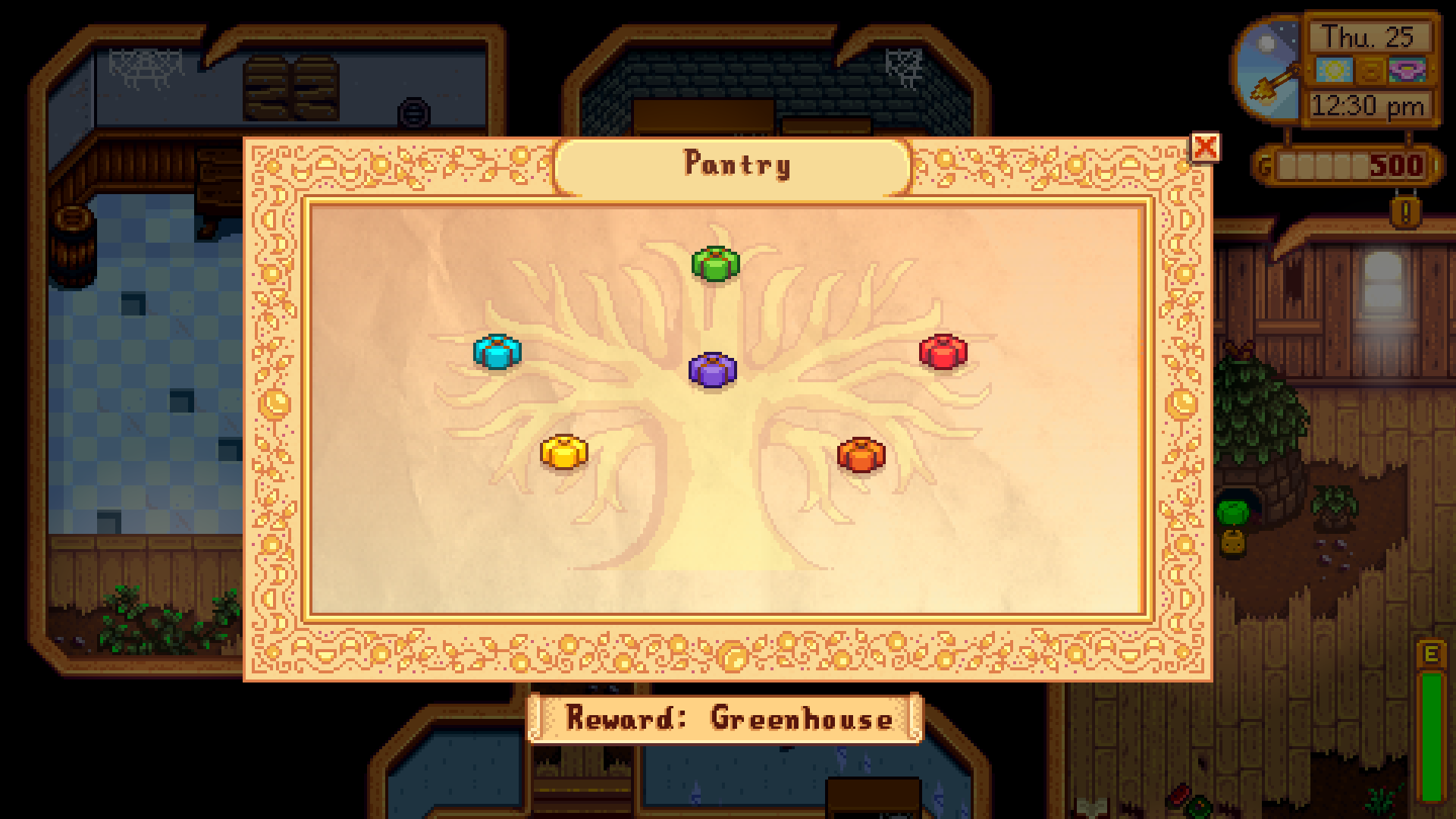 Stardew Valley greenhouse