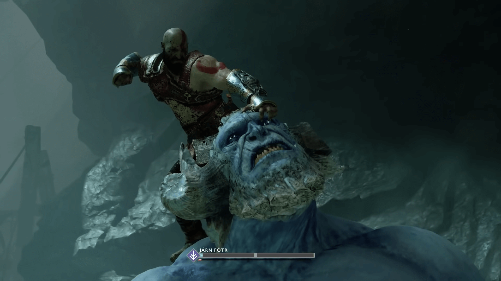 God of War frozen flame