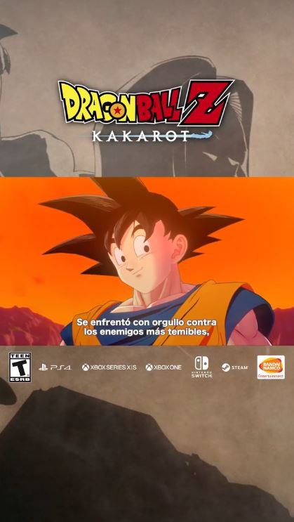 Nintendo Switch Logo on Dragon Ball Z: Kakarot