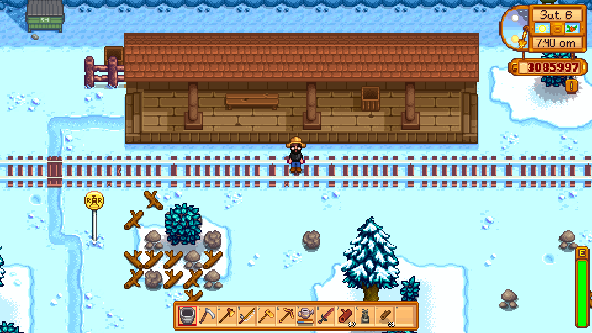 A Train Is Passing Through Stardew Valley