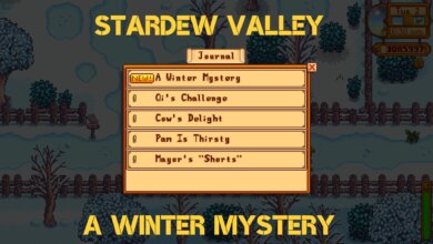 A Winter Mystery Stardew Valley