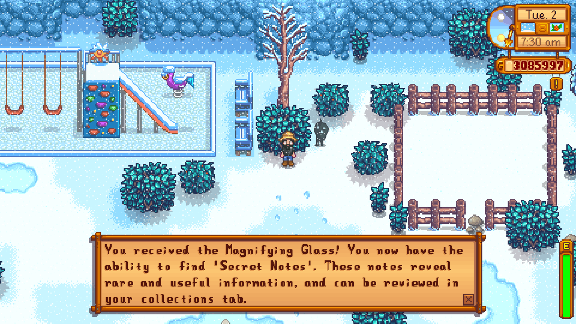 A Winter Mystery Stardew Valley