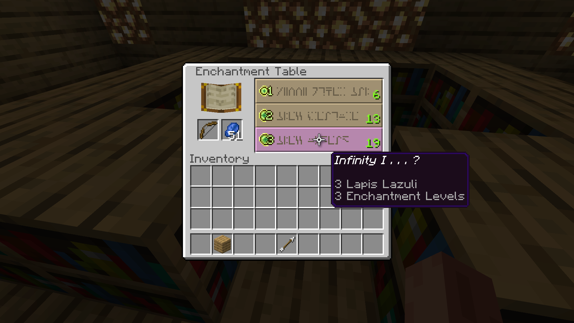 How to get infinity enchantment minecraft