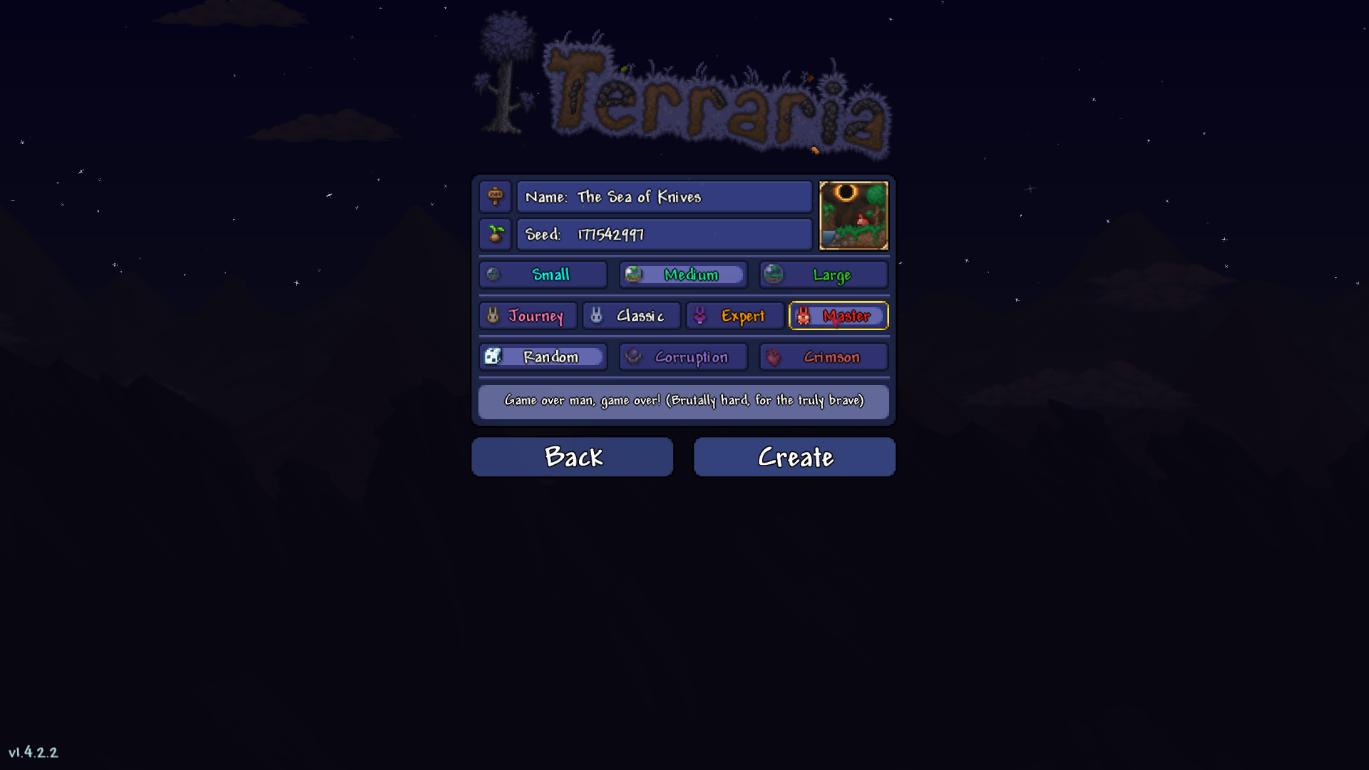 Terraria Master Mode