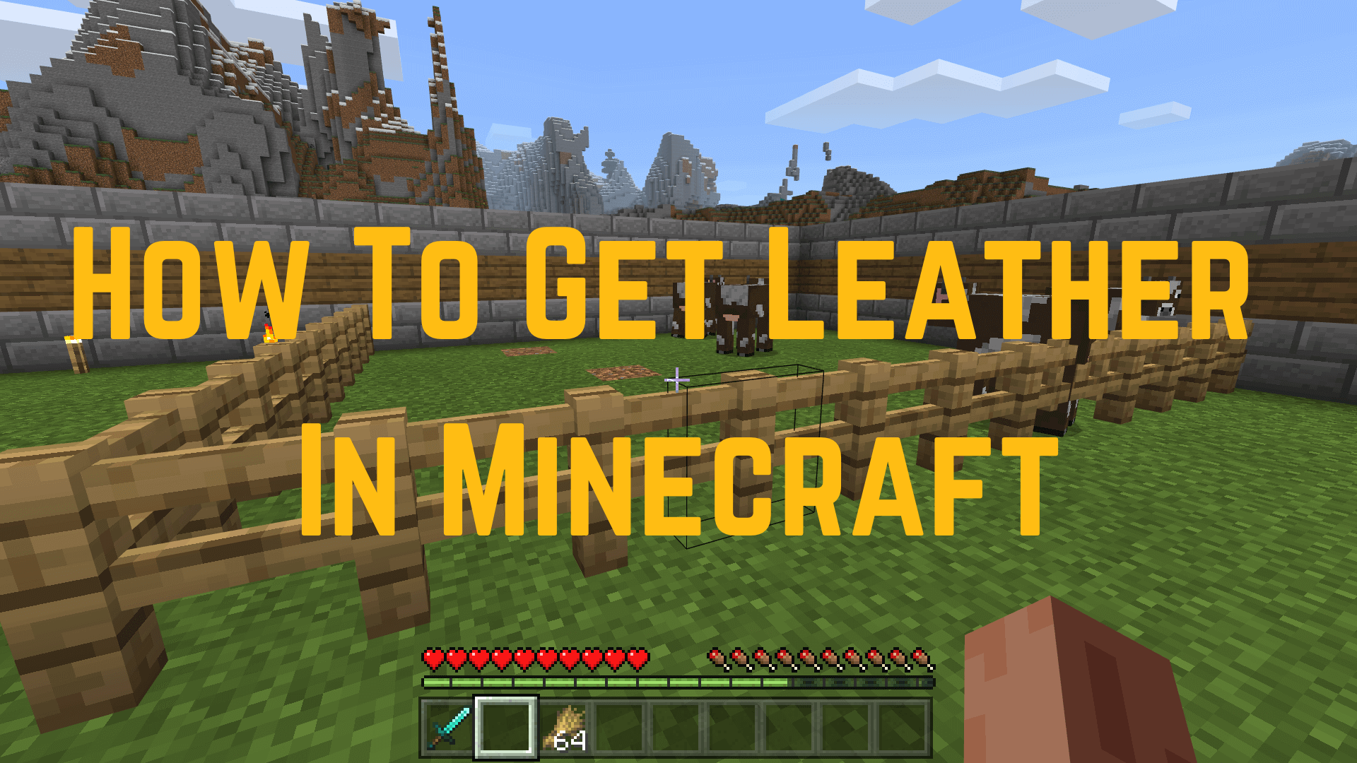 How To Get Leather In Minecraft Fast