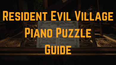 Resident Evil Village Piano Puzzle