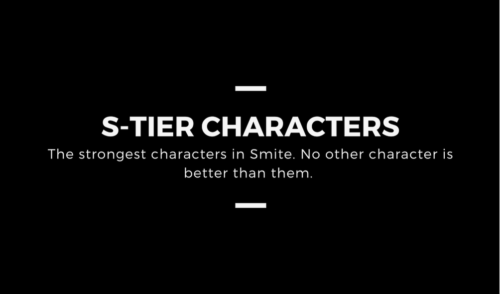 Smite Tier List