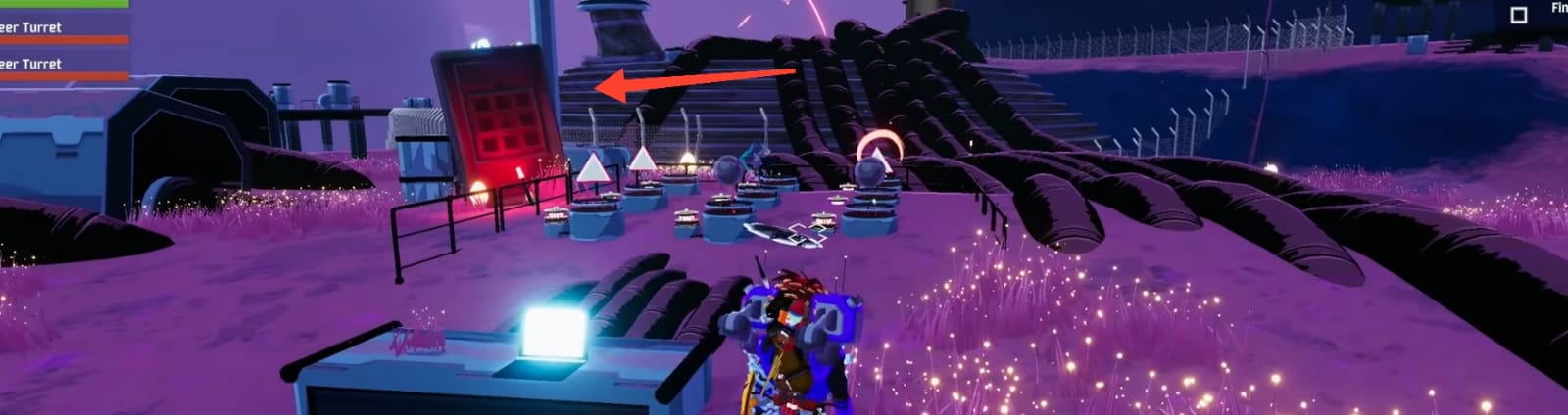 Artifact Code located near Portal Generator