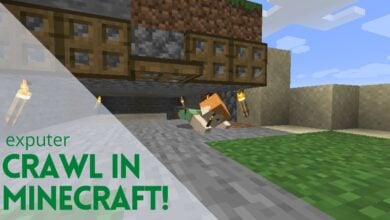 Crawl in Minecraft