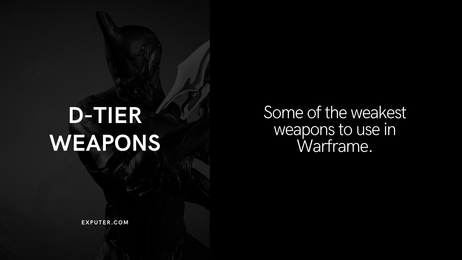 Warframe Weapon Tier List