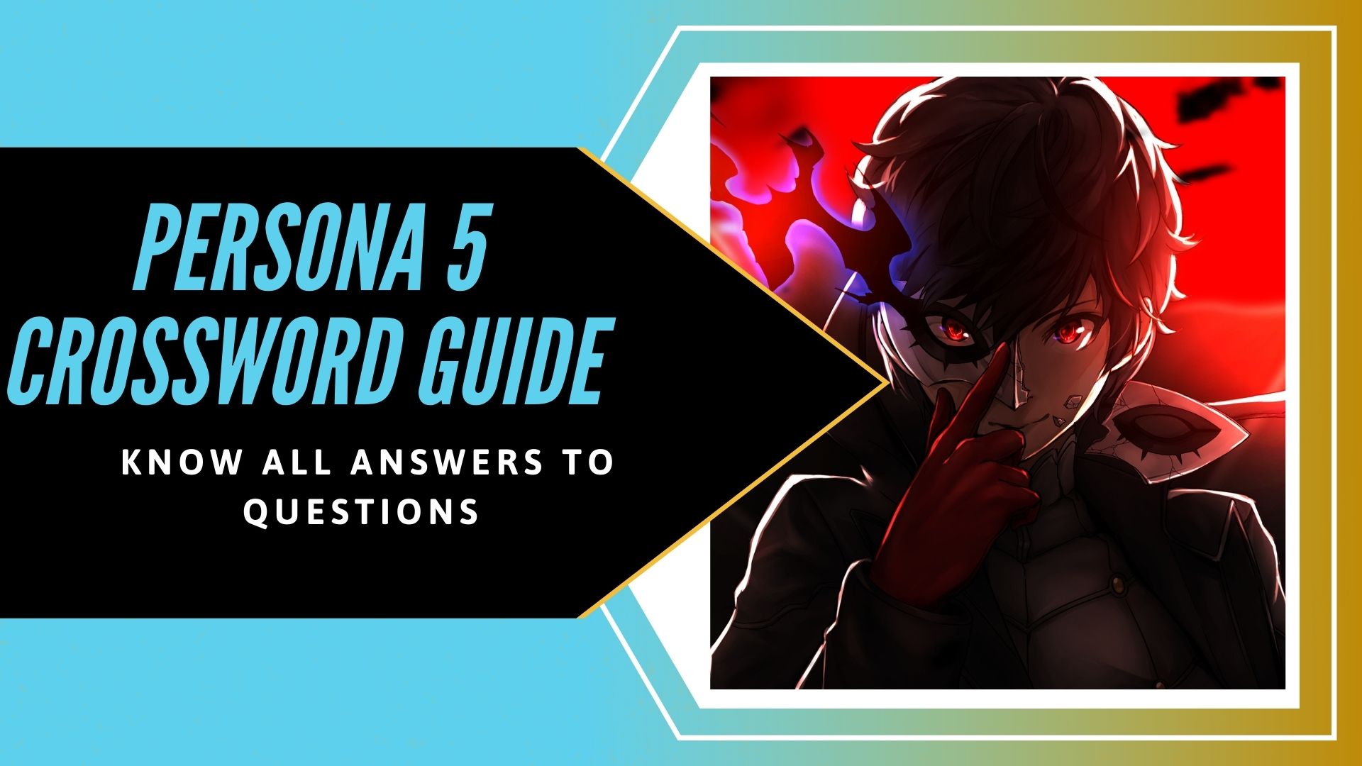 Crossword puzzle deals persona 5 royal