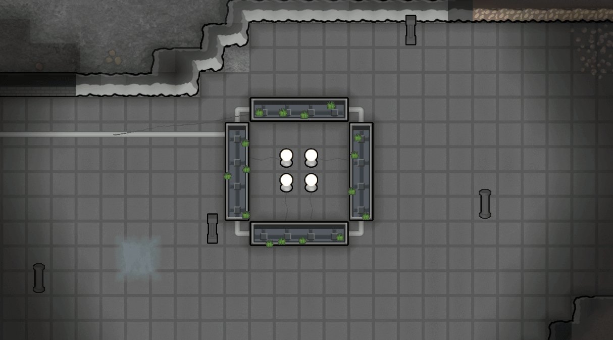 Rimworld Hydroponics Layout