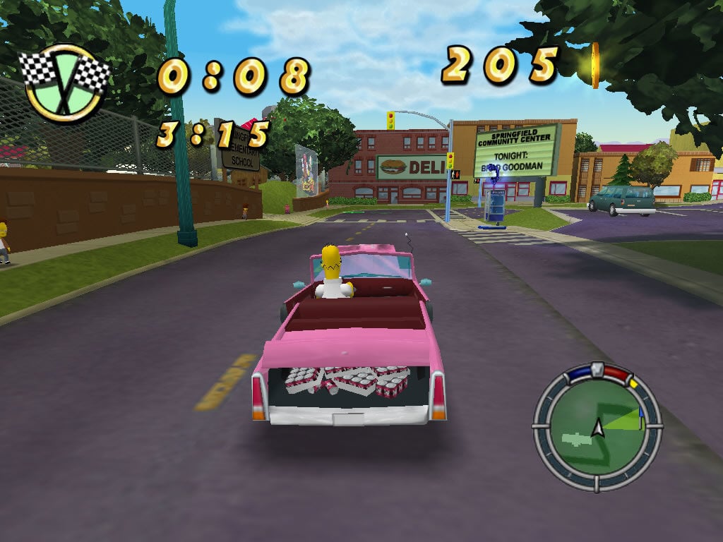 the simpsons hit and run cheats codes