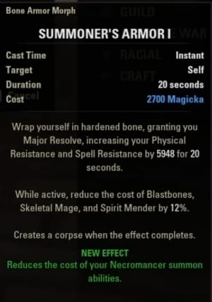 ESO Necromancer Build