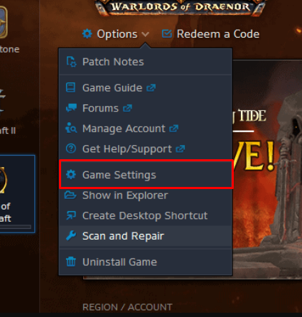 Launch Warzone on DirectX 11