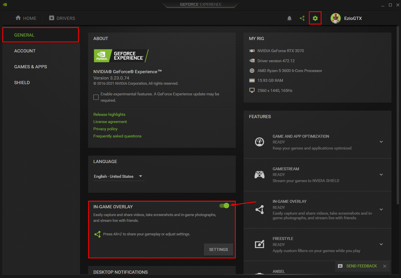 Deactivate In-game Overlays from Programs