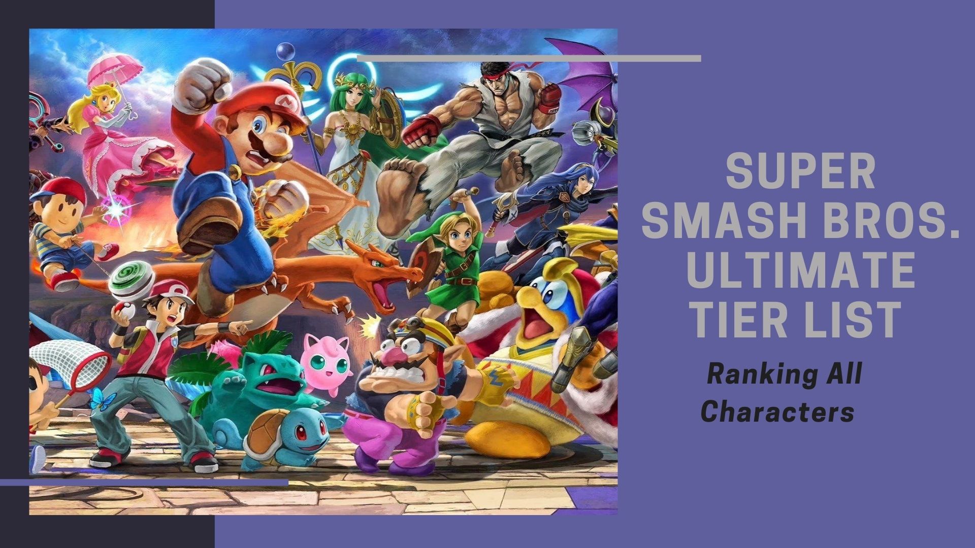 Every character in Super Smash Bros Ultimate