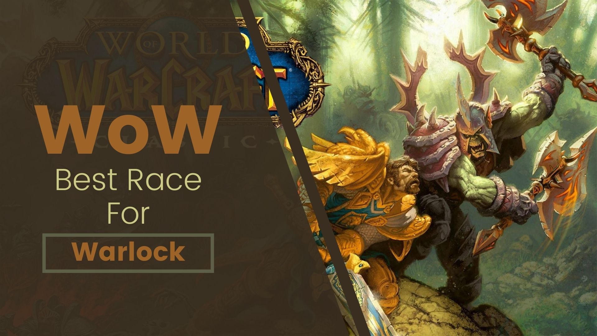 Ungkarl Mursten legetøj The Best Race For Warlock In Alliance And Horde - eXputer.com