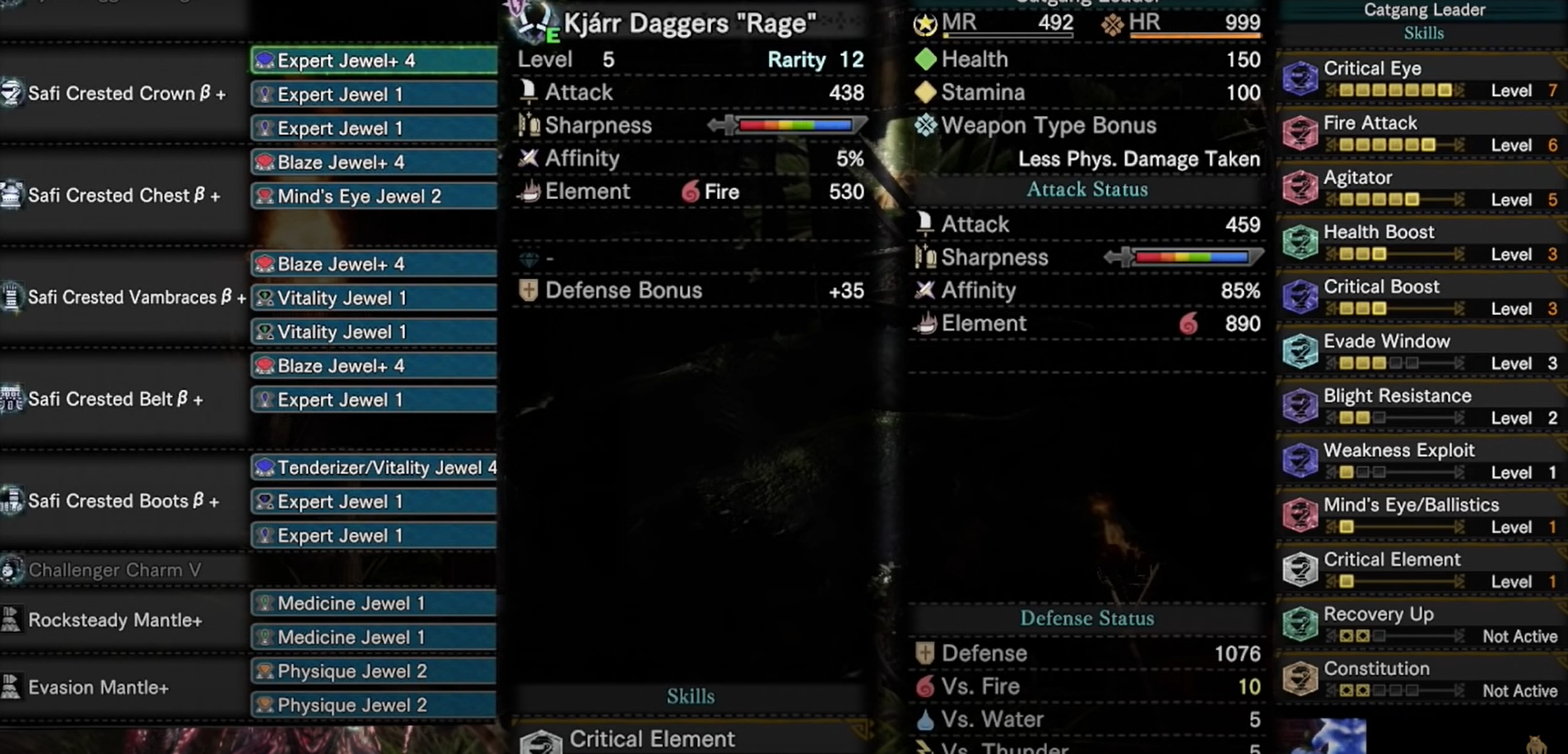 Kjarr Daggers: Strongest affinity blades in MHW