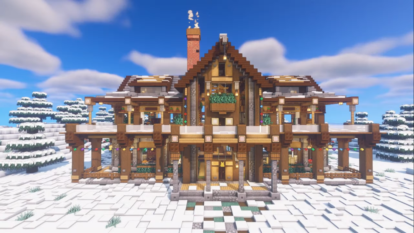 Minecraft Winter Mansion