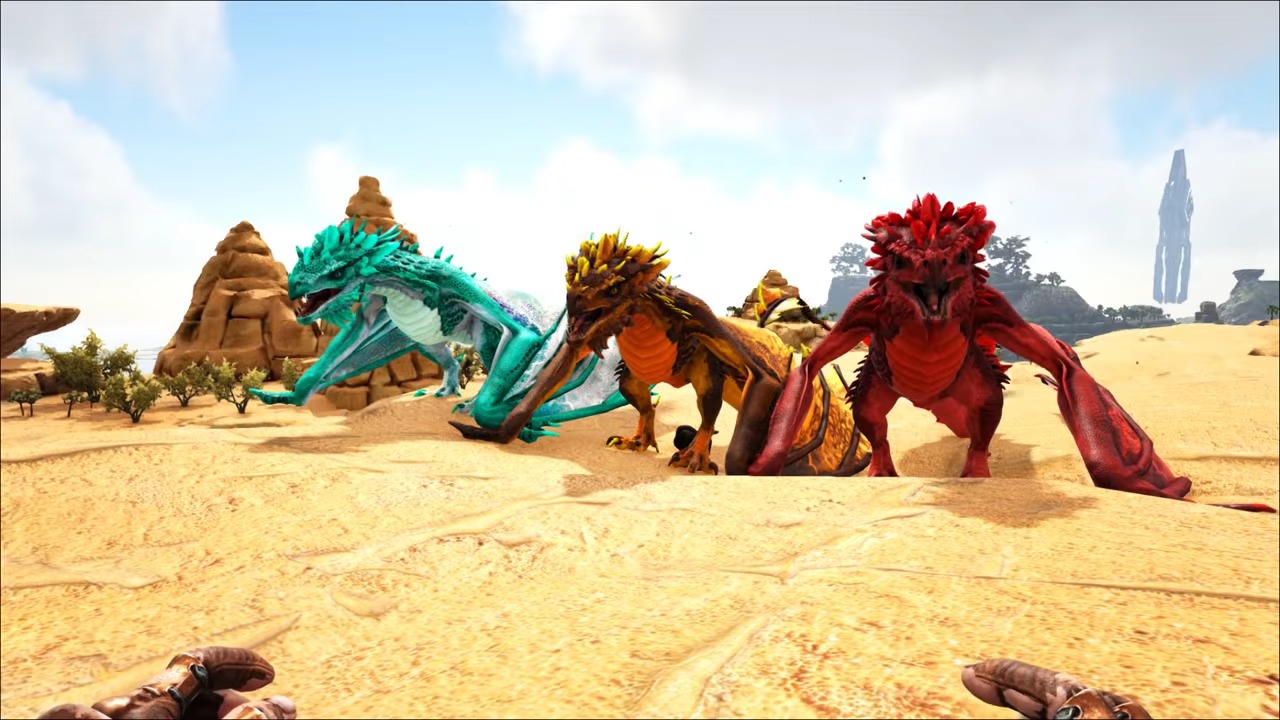 Crystal Wyverns In ARK 