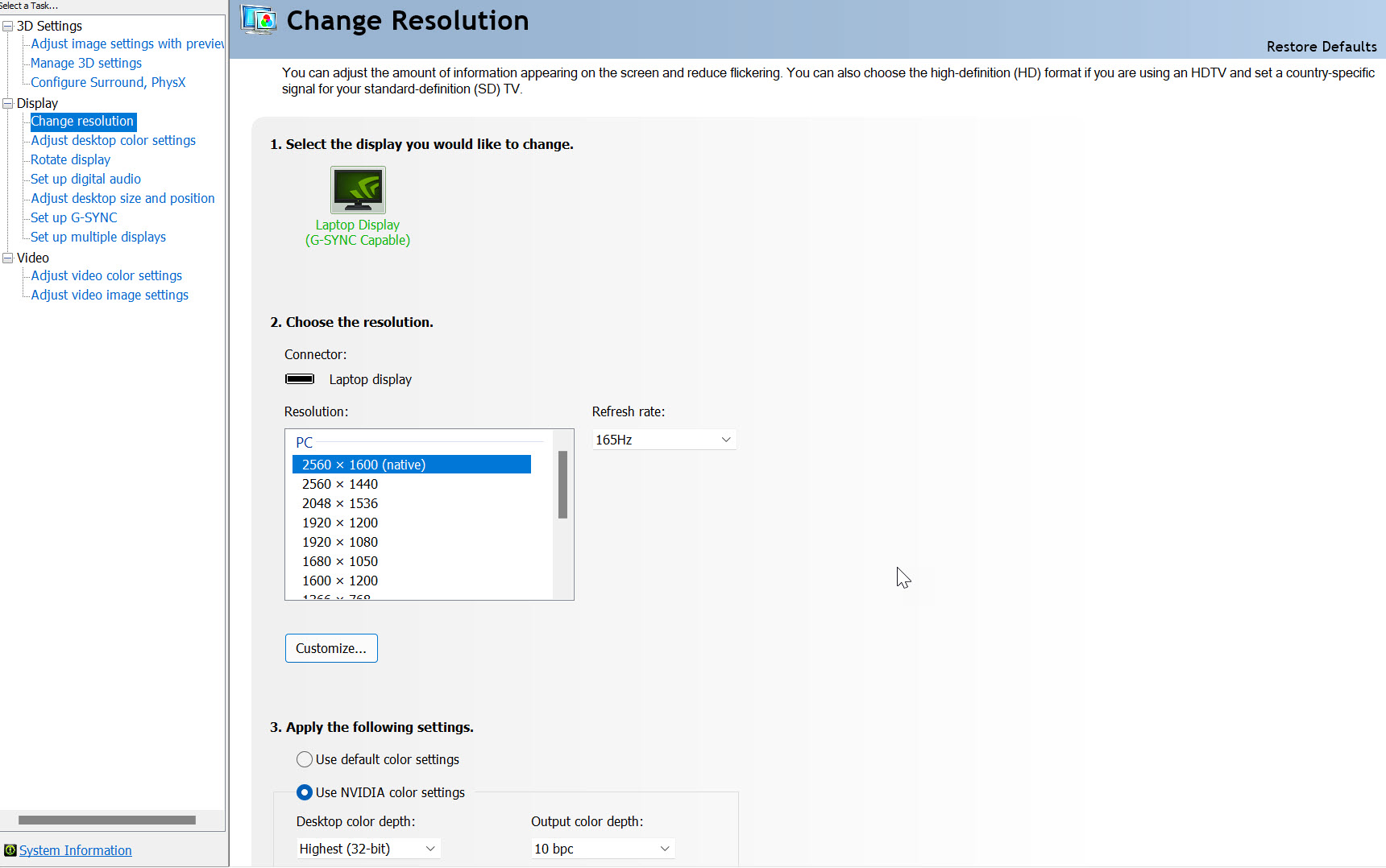 Best Nvidia Control Panel Settings