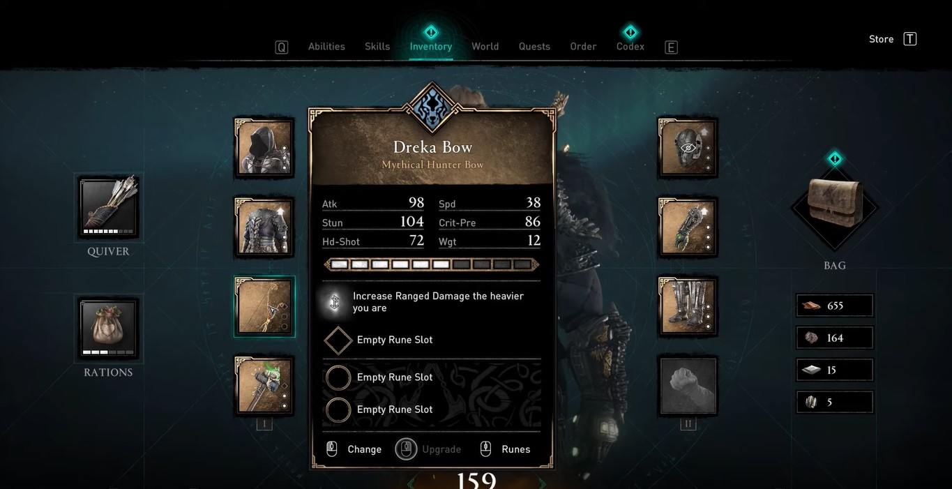 Abilities of Drekar Bow