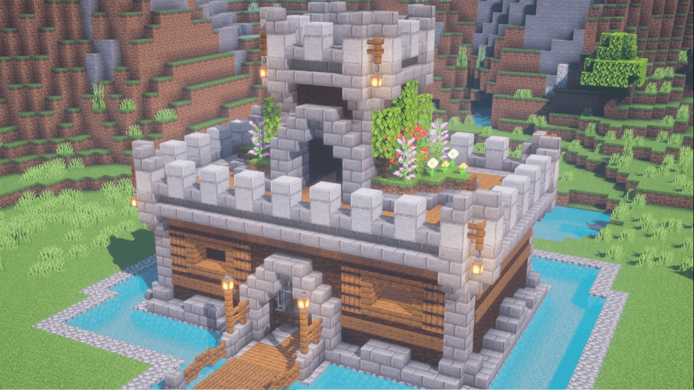 minecraft castle ideas easy