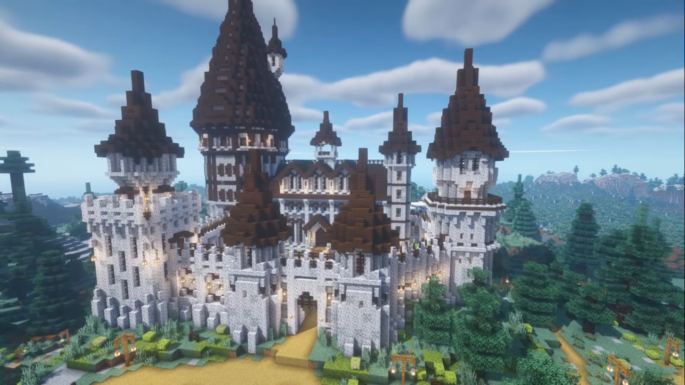 minecraft castle ideas blueprints