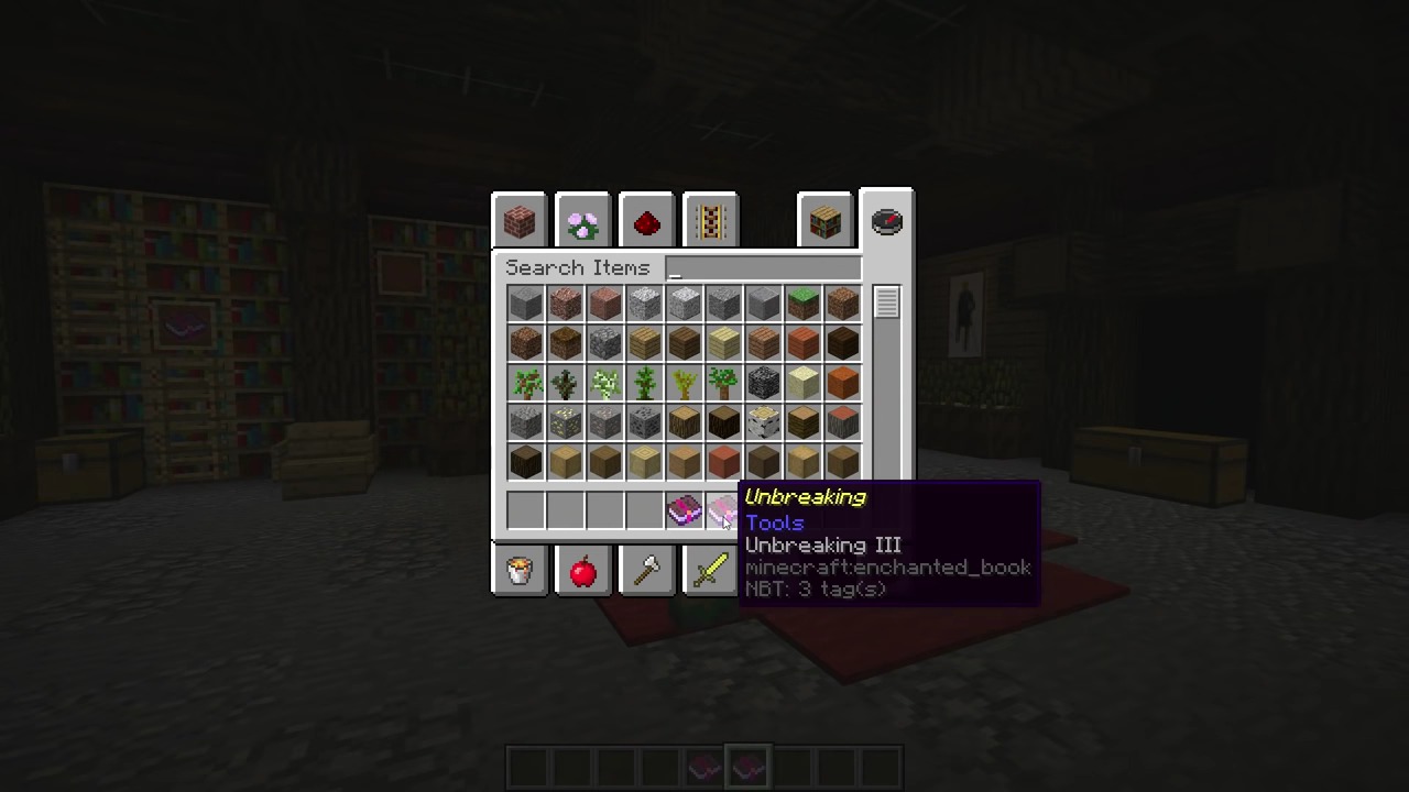 Minecraft: Unbreaking III Bow Enchantment