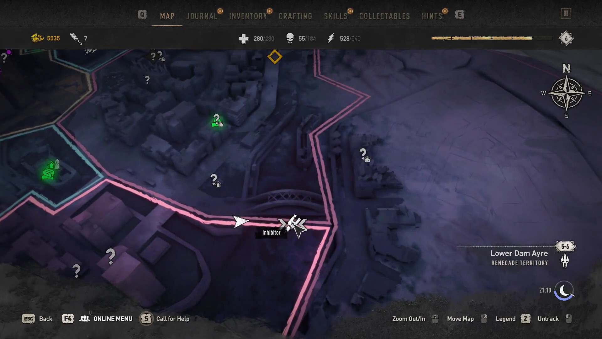 Dying Light 2 Bridge Inhibitor Map Location