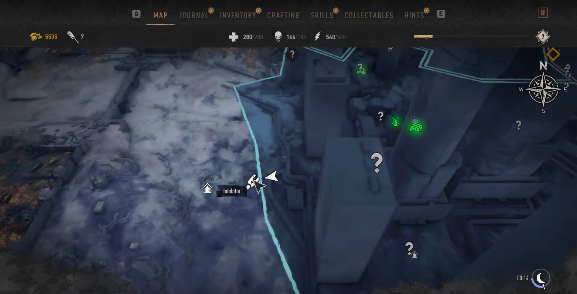 Dying Light 2 Garrison Underwater Inhibitor Map Location