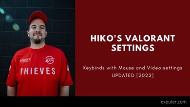 Hikos game settings for Valorant