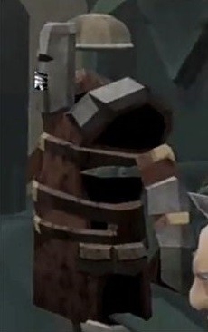 Smith's Burial Armor Set with its visor for Dwarf Smiths