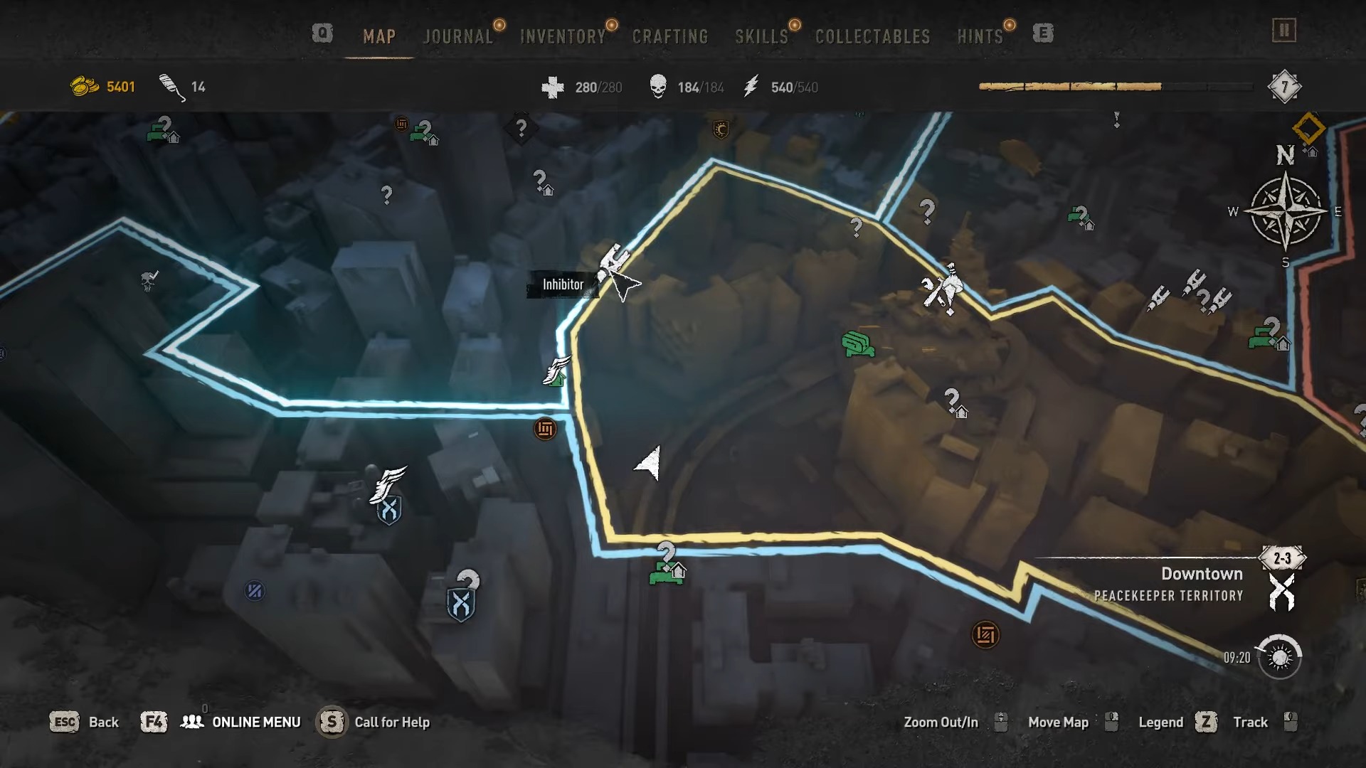 Dying Light 2 Top of the building Inhibitor Map Location