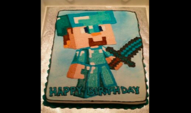 minecraft armour cakes 