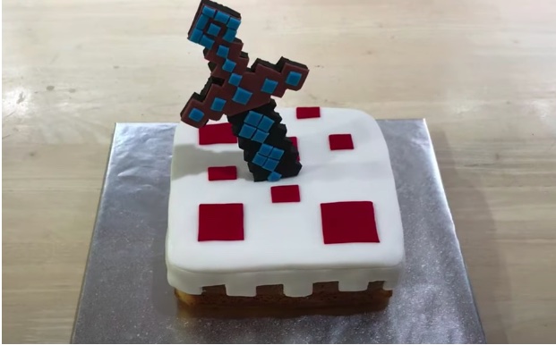 mc sword cake