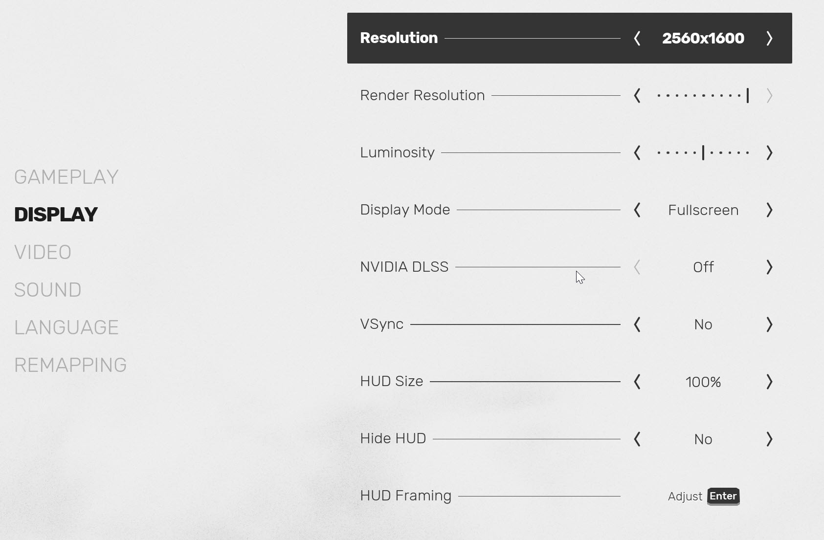 Best Display Settings for SIFU 