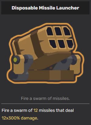 Disposable Missile Launcher