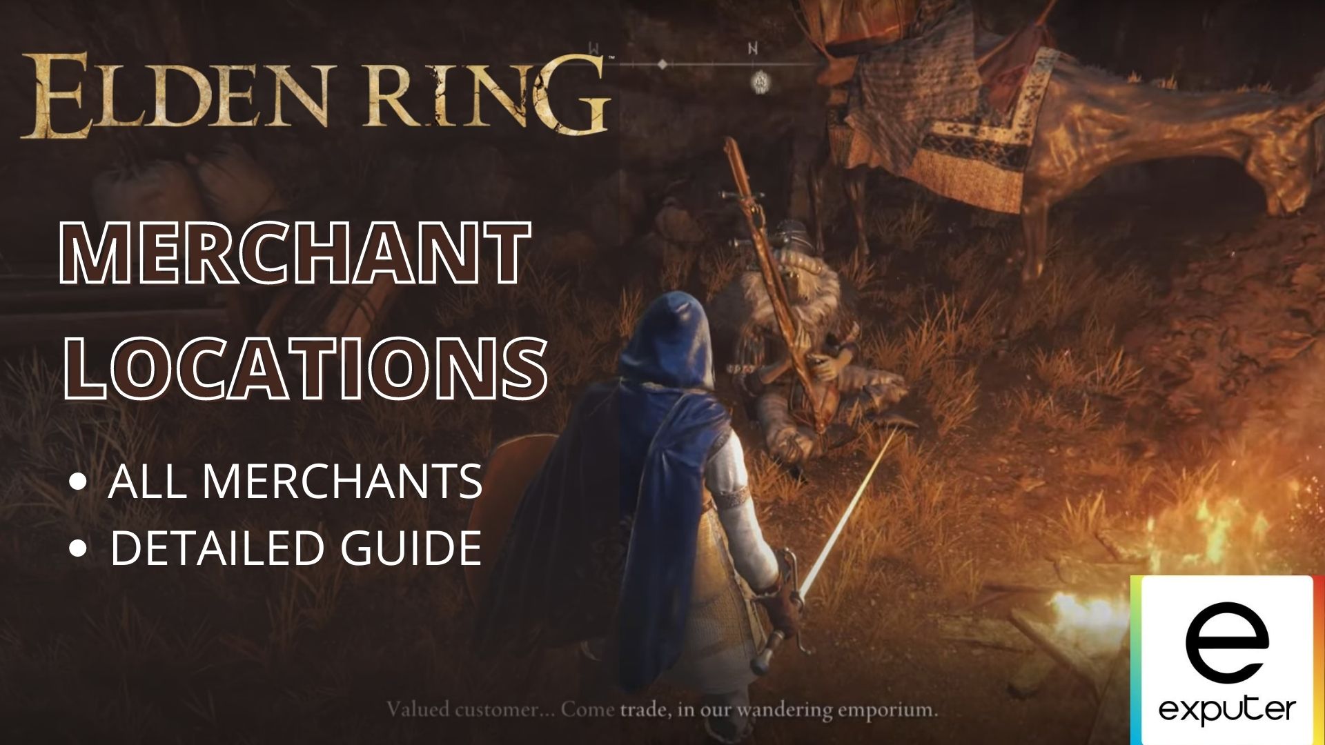 Elden Ring Merchant Locations [All 31 Merchants] - eXputer.com