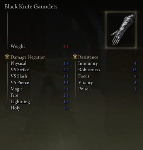 Elden Black Knife Gauntlets